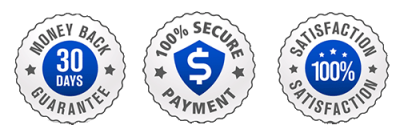 100% Satisfaction Guarantee | 100% Secure Payments | 30 Day Money Back